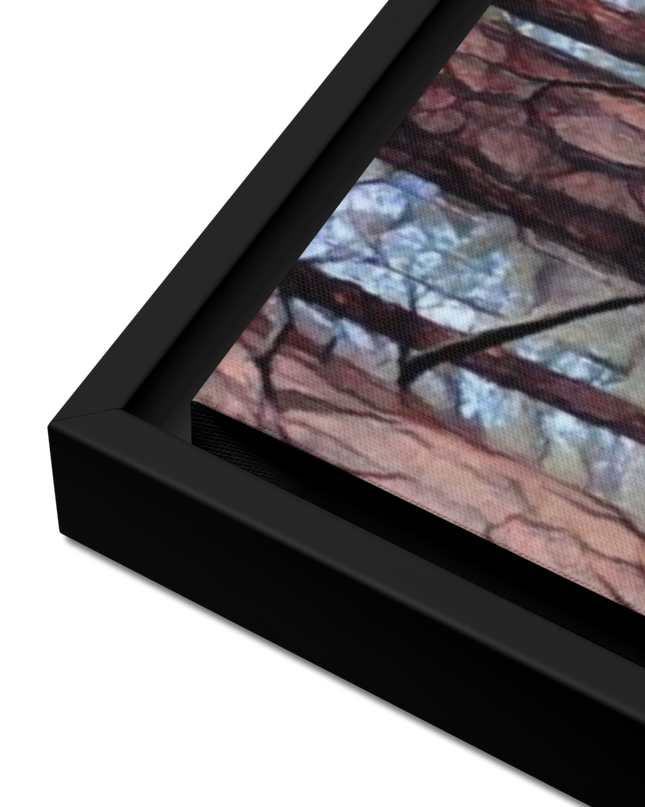Central Oregon Forest - Digital Art - Framed canvas