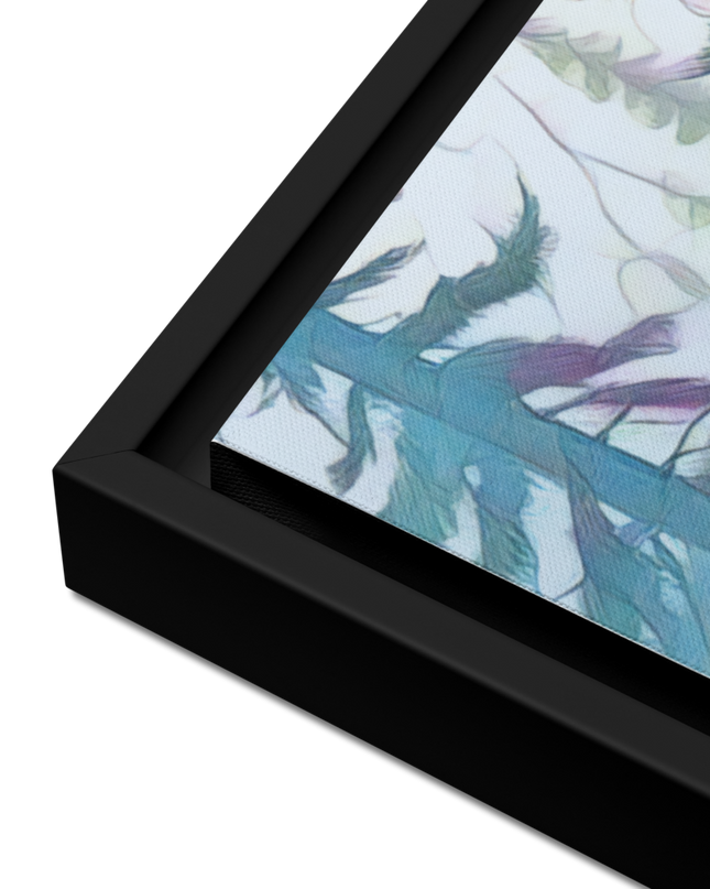 Into the Oregon Woods - Digital Art - Framed canvas