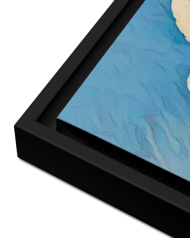 Oregon Hidden Pool - Digital Art Framed canvas