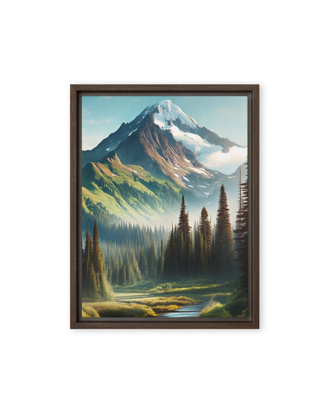 Oregon Outback - Digital Art - Framed canvas