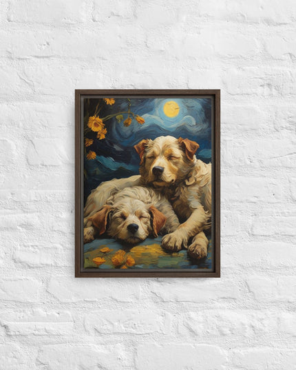 My Best Friends - Digital Art - Framed canvas