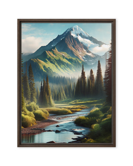 Oregon Outback - Digital Art - Framed canvas