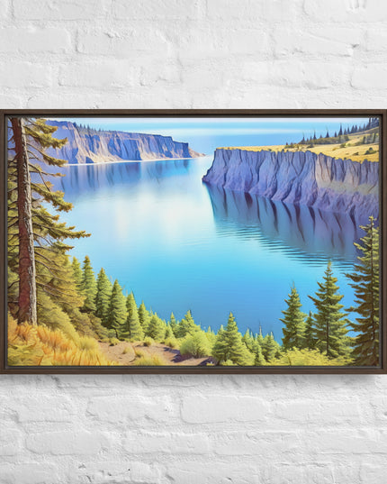 Oregon Calling - Digital Art - Framed canvas - FREE SHIPPING