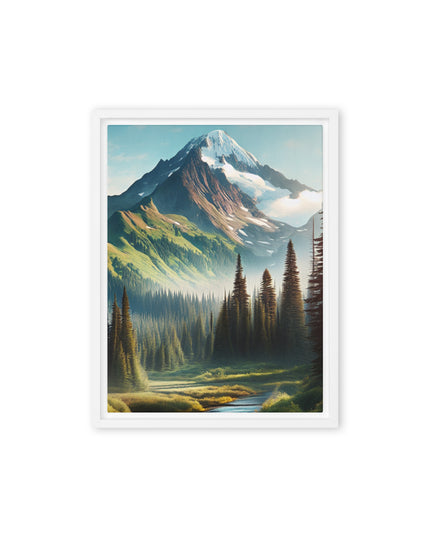 Oregon Outback - Digital Art - Framed canvas