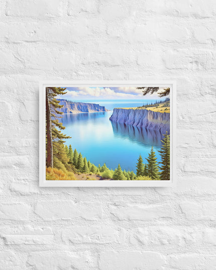 Oregon Calling - Digital Art - Framed canvas - FREE SHIPPING