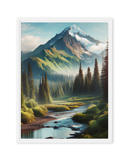 Oregon Outback - Digital Art - Framed canvas
