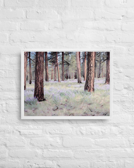 Central Oregon Forest - Digital Art - Framed canvas