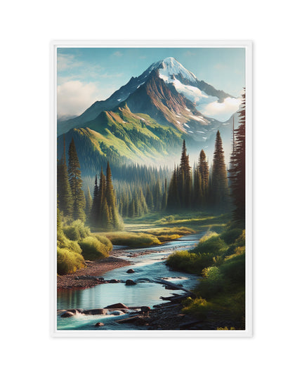 Oregon Outback - Digital Art - Framed canvas