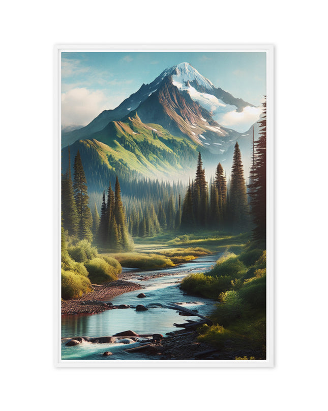Oregon Outback - Digital Art - Framed canvas