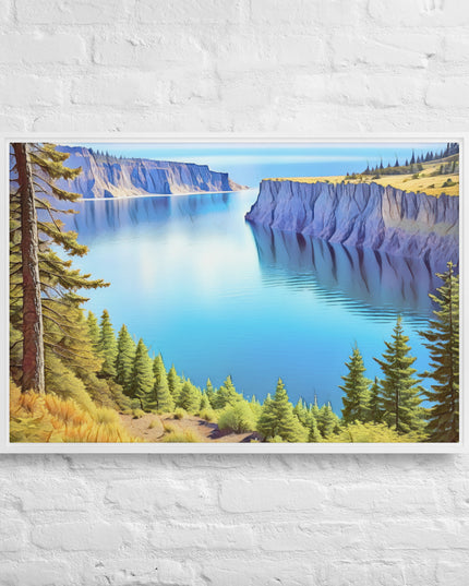 Oregon Calling - Digital Art - Framed canvas - FREE SHIPPING