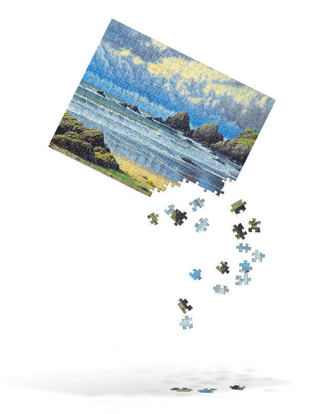 Oregon Coast - Digital Art -Jigsaw puzzle