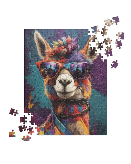 Cool Lama - Jigsaw puzzle