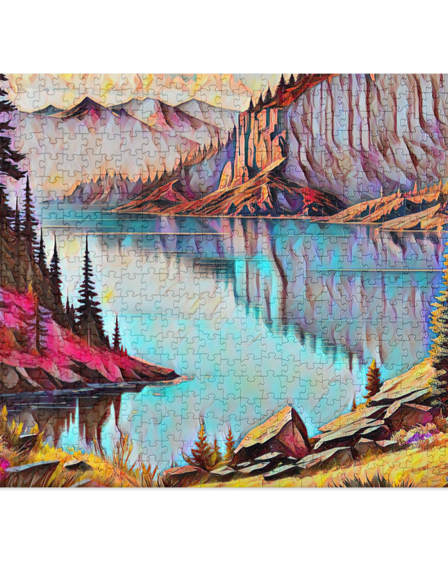 NW Lake of Dreams - Digital Art - Jigsaw puzzle