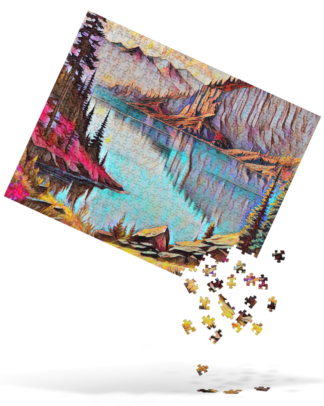 NW Lake of Dreams - Digital Art - Jigsaw puzzle