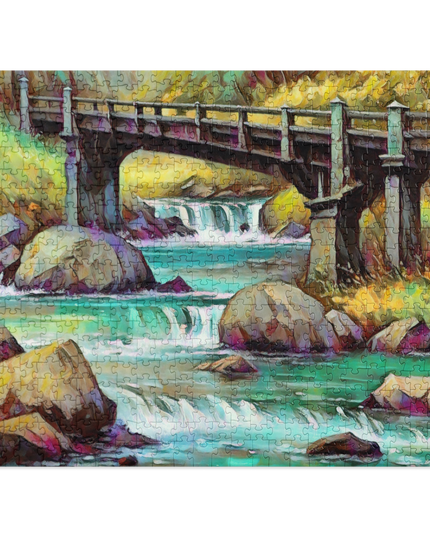 Oregon Bridge - Digital Art - Jigsaw puzzle