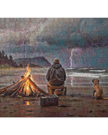 Bonfire in the Storm - Jigsaw puzzle