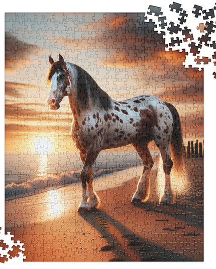 Appaloosa on the Beach - Jigsaw puzzle