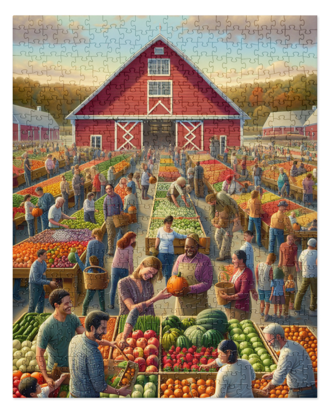 Farmers Market - Jigsaw puzzle