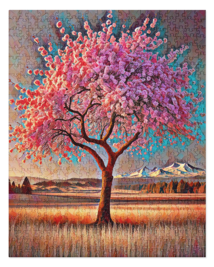 Oregon Cherry Blossoms - Jigsaw puzzle