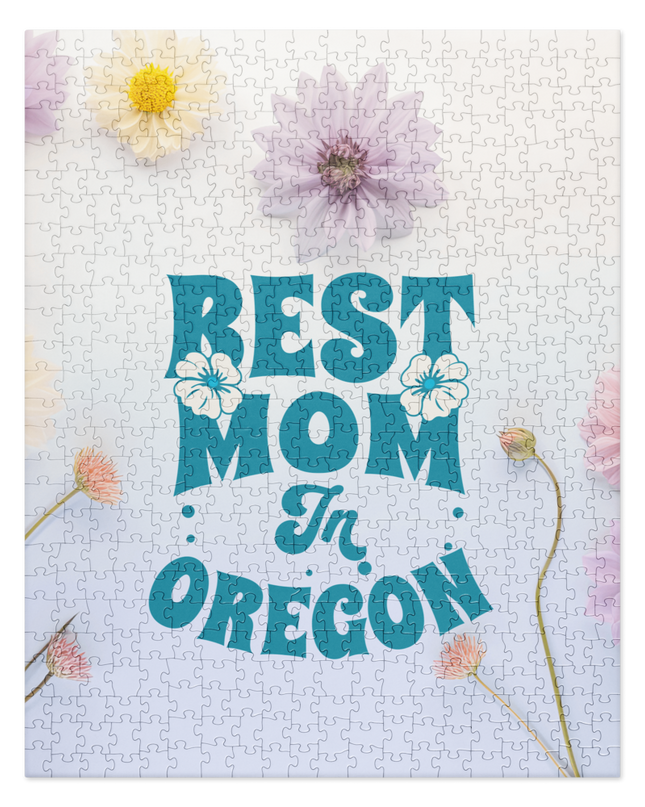 Best Mom in Oregon - Jigsaw puzzle