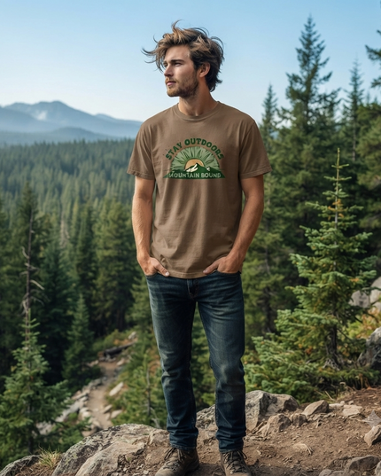 Mountain Bound - Premium Comfort Colors t-shirt