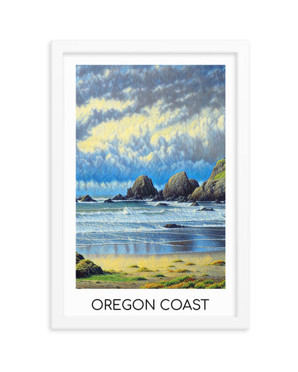 Oregon Coast - Framed poster