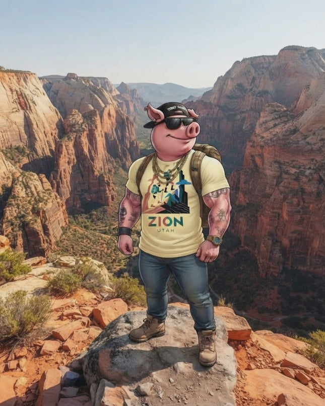 Zion Utah - Premium Comfort Colors t-shirt