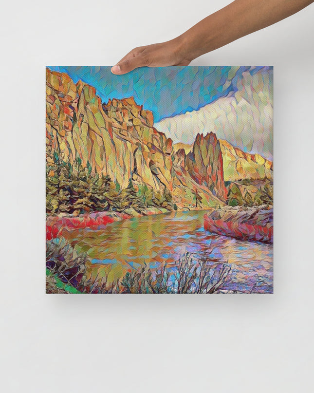 Smith Rock - Digital Art - Thin canvas