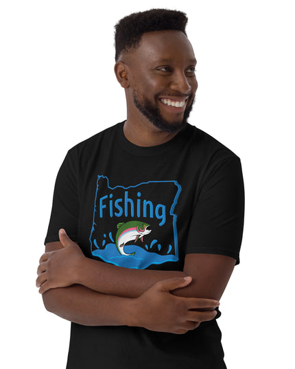 Fishing Oregon - Unisex T-Shirt