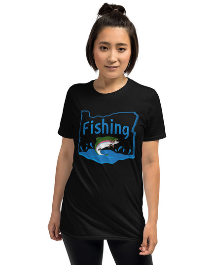 Fishing Oregon - Unisex T-Shirt