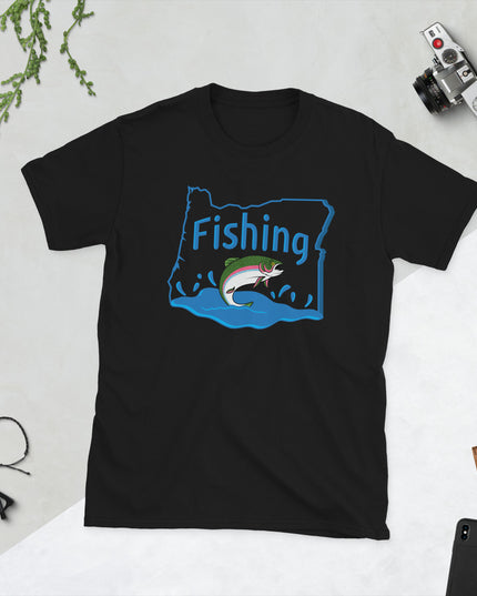 Fishing Oregon - Unisex T-Shirt
