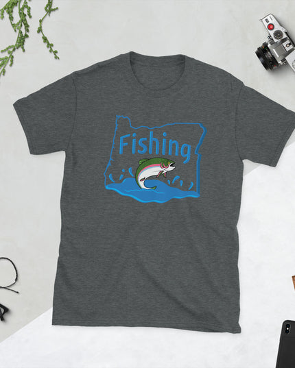 Fishing Oregon - Unisex T-Shirt