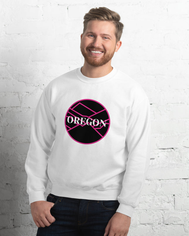 Oregon - Pink/Black - Unisex Sweatshirt