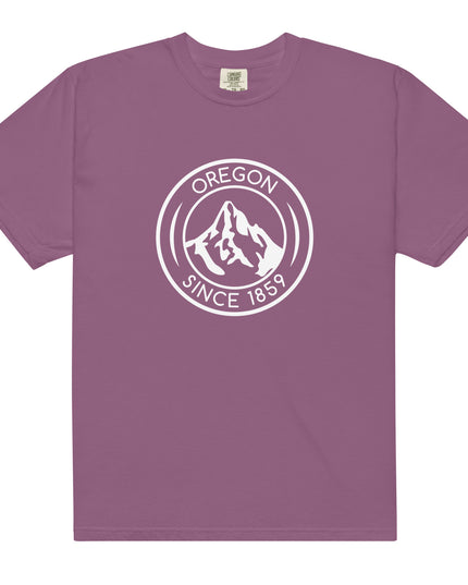 OREGON SINCE 1859 - WHITE - Comfort Color - Unisex garment-dyed heavyweight t-shirt