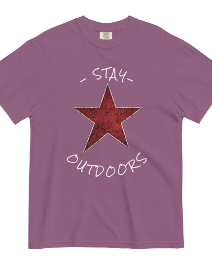 Stay Outdoors Star - Premium Comfort Colors t-shirt