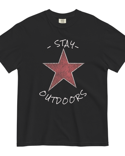 Stay Outdoors Star - Premium Comfort Colors t-shirt