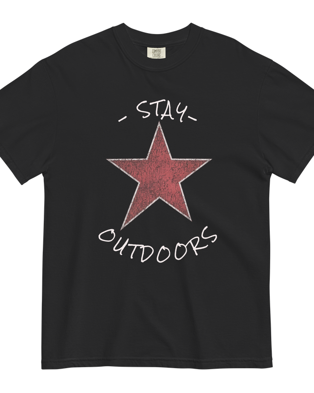Stay Outdoors Star - Premium Comfort Colors t-shirt
