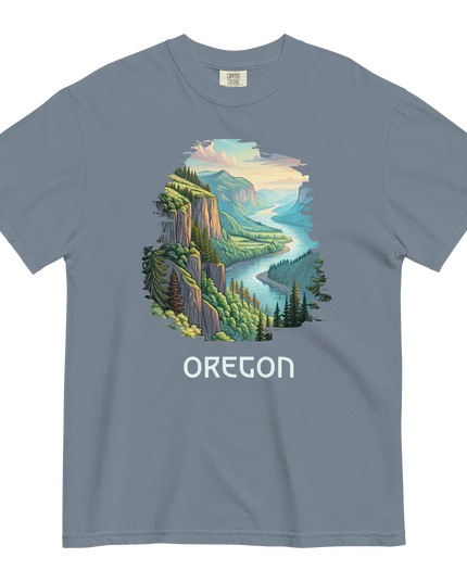 OREGON GORGE - COMFORT COLORS - Unisex garment-dyed heavyweight t-shirt