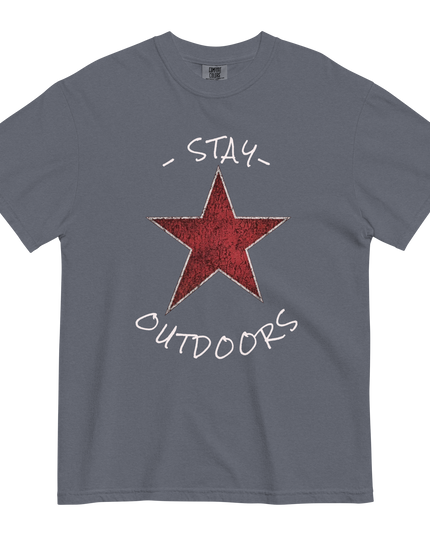 Stay Outdoors Star - Premium Comfort Colors t-shirt