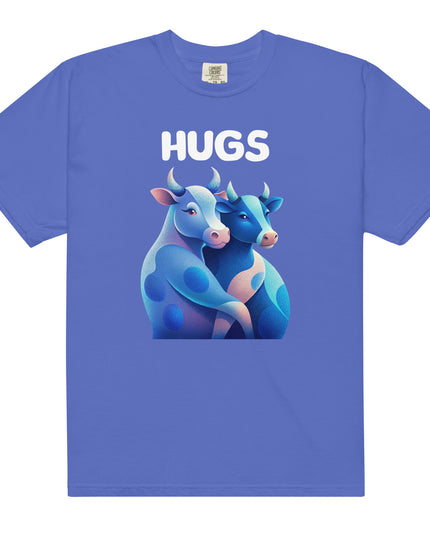 HUGS - Cows - Comfort Colors -Unisex garment-dyed heavyweight t-shirt