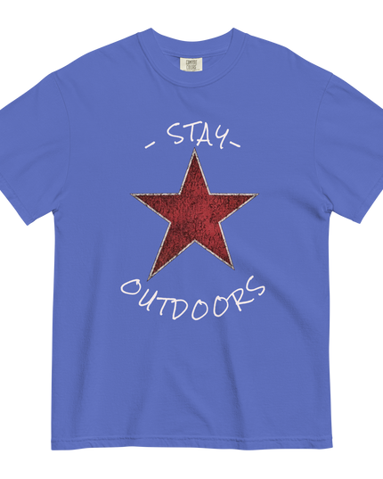 Stay Outdoors Star - Premium Comfort Colors t-shirt