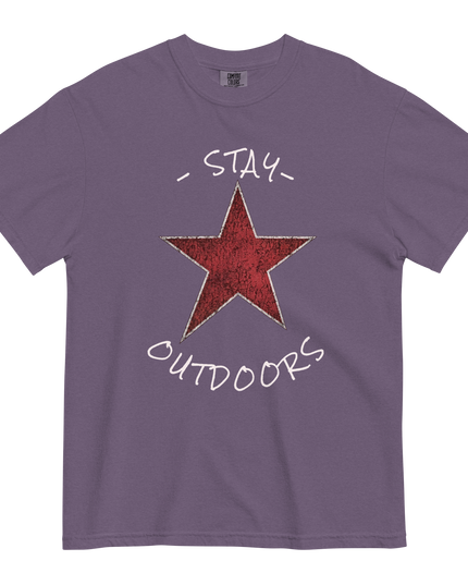 Stay Outdoors Star - Premium Comfort Colors t-shirt