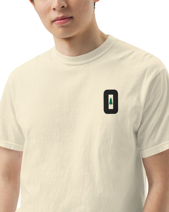 O FOR OREGON - EMBROIDERED - Comfort Colors - Unisex garment-dyed heavyweight t-shirt