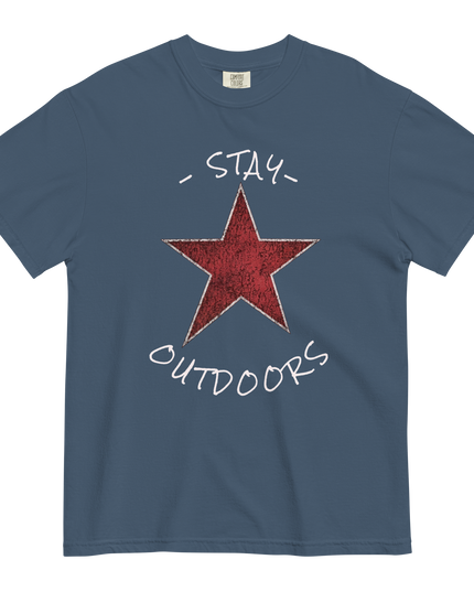 Stay Outdoors Star - Premium Comfort Colors t-shirt