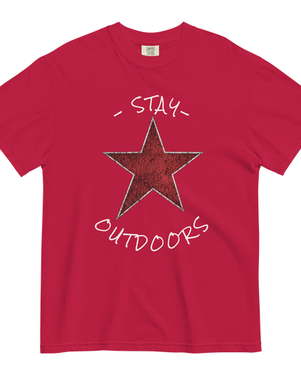 Stay Outdoors Star - Premium Comfort Colors t-shirt