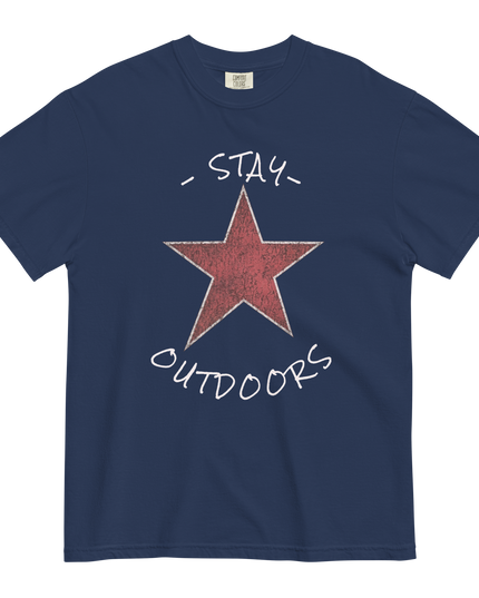 Stay Outdoors Star - Premium Comfort Colors t-shirt
