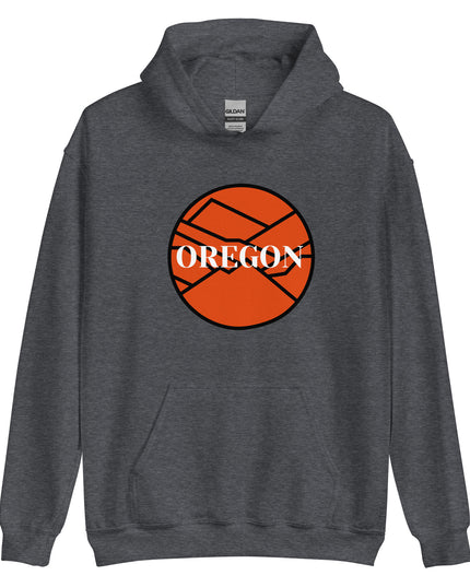 OREGON - Orange/Black - Unisex Hoodie