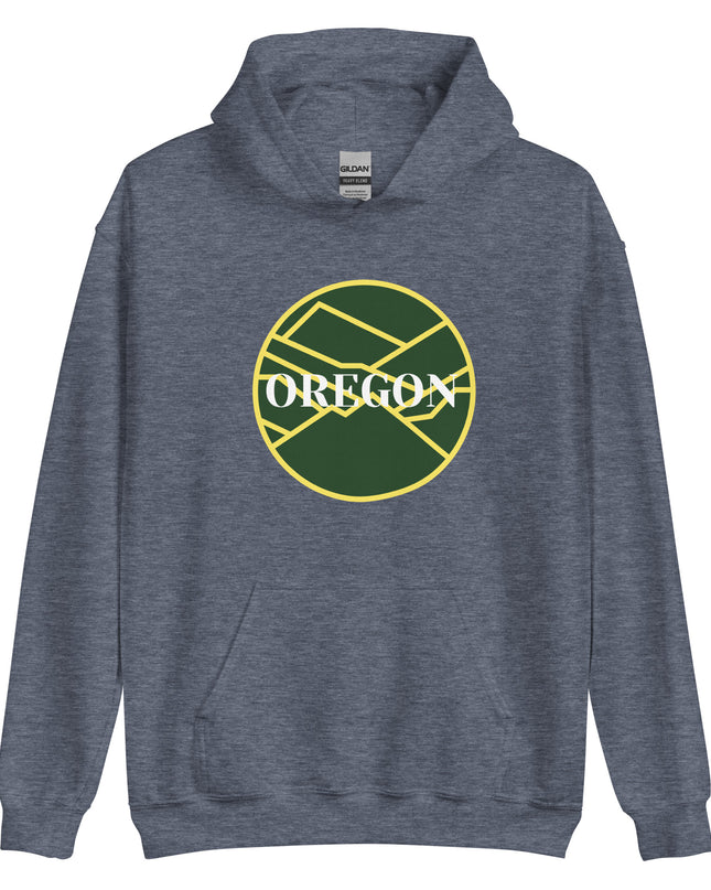 OREGON - Green/Yellow - Unisex Hoodie
