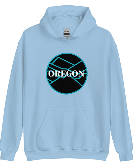 OREGON - Blue/Black - Unisex Hoodie