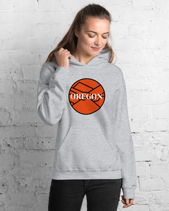 OREGON - Orange/Black - Unisex Hoodie